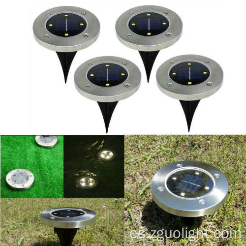 Luces de césped con energía solar de Gardenlighting 4 LED